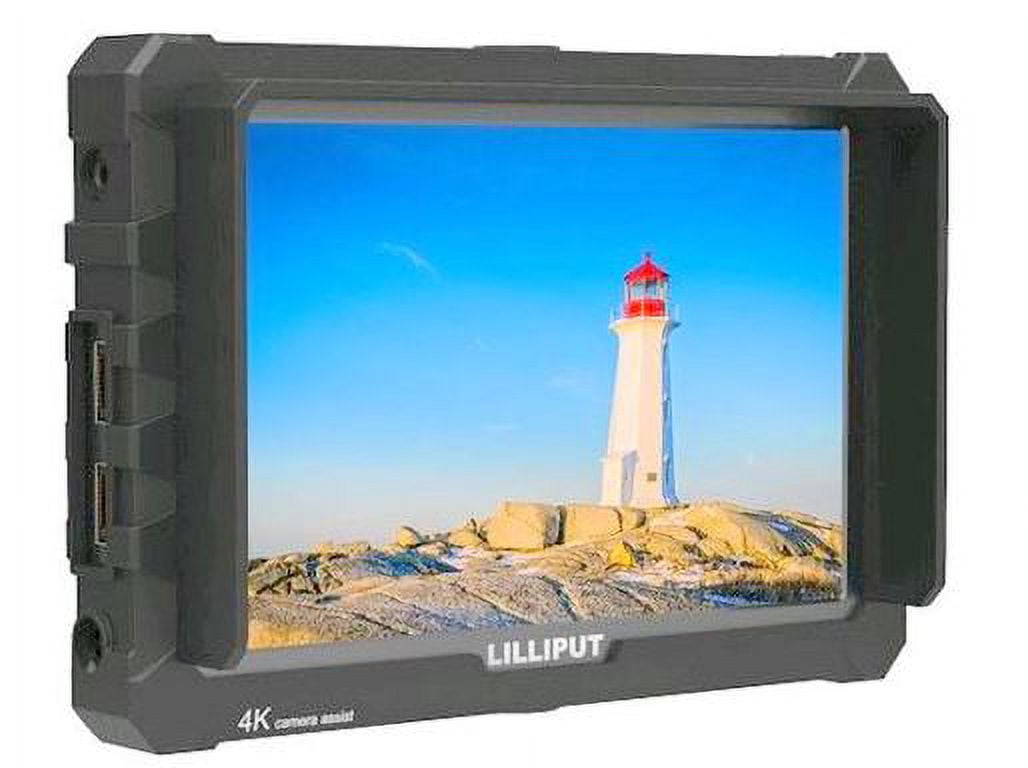 LILLIPUT 7 inch A7S Black 1920x1200 IPS On Camera Monitor with 4K HDMI Input Output Field Monitor