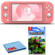 Nintendo Switch Lite 32GB Handheld Video Gaming Console with Minecraft