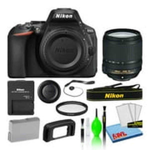 Nikon D5600 Digital Camera with 18-140mm Lens 1577 + 67mm UV Filter Intl