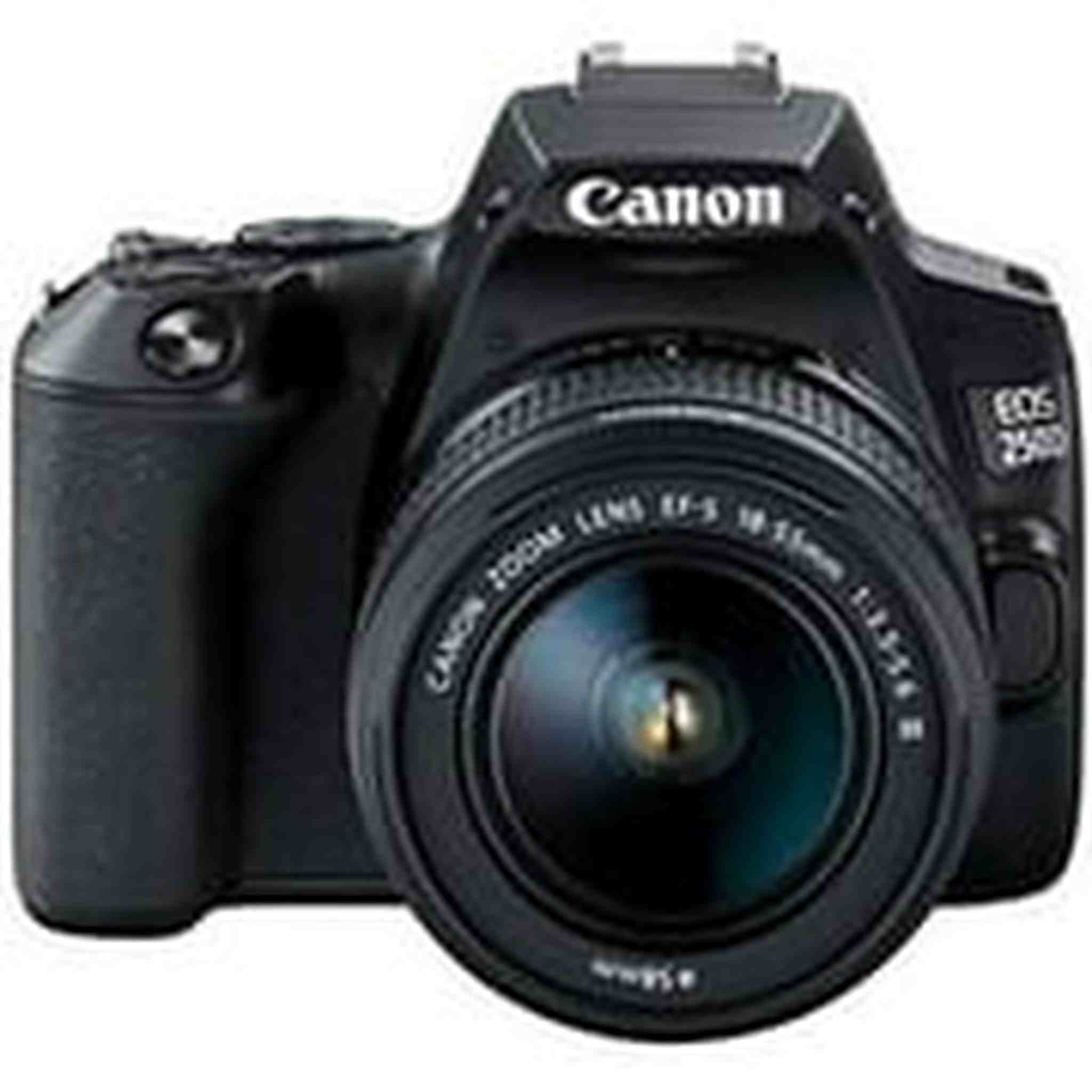 Canon EOS 250D Rebel SL3 DSLR Camera w/ 18-55m DC Lens International Model - Used Canon
