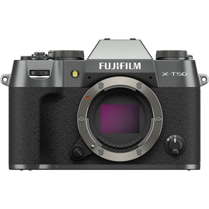 Fujifilm X-T50 Mirrorless Digital Camera Body - Charcoal Silver