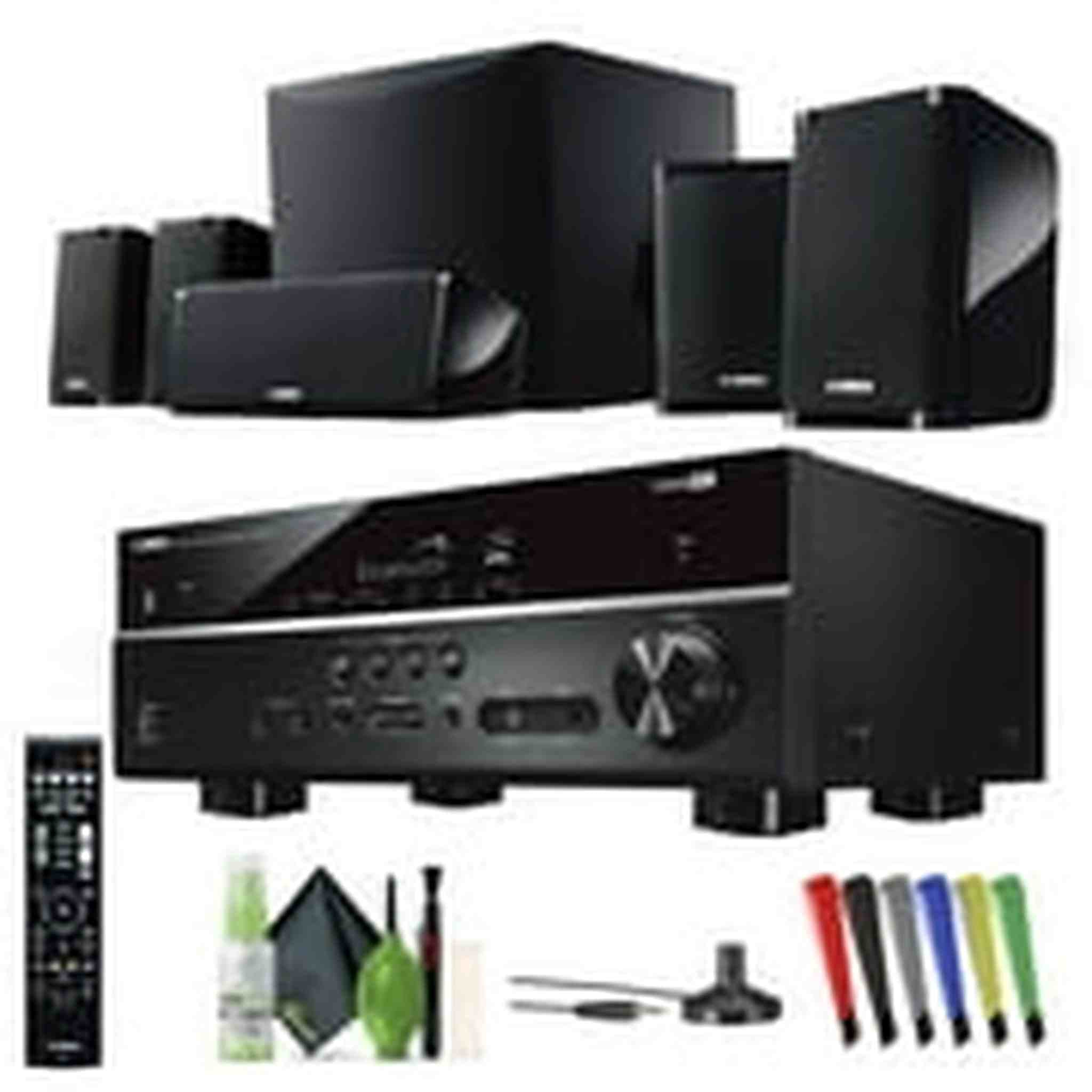 Yamaha Audio YHT-4950U 4K Ultra HD 5.1-Channel Home Theater System Bundle