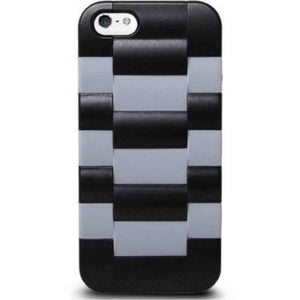 The Joy Factory Daytona V - Watchband Textured Case for iPhone5/5S, CSD124 Gray