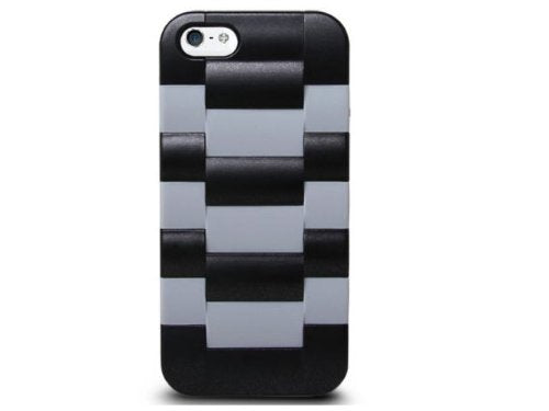 The Joy Factory Daytona V - Watchband Textured Case for iPhone5/5S, CSD124 Gray