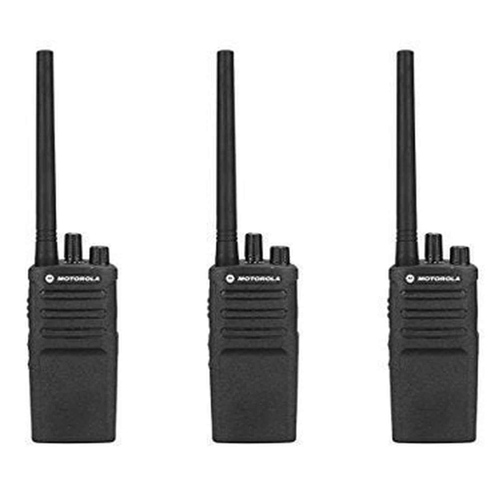 3 Pack of Motorola RMV2080 Business Two-Way Radio 2 Watts/8 Channels Military Spec