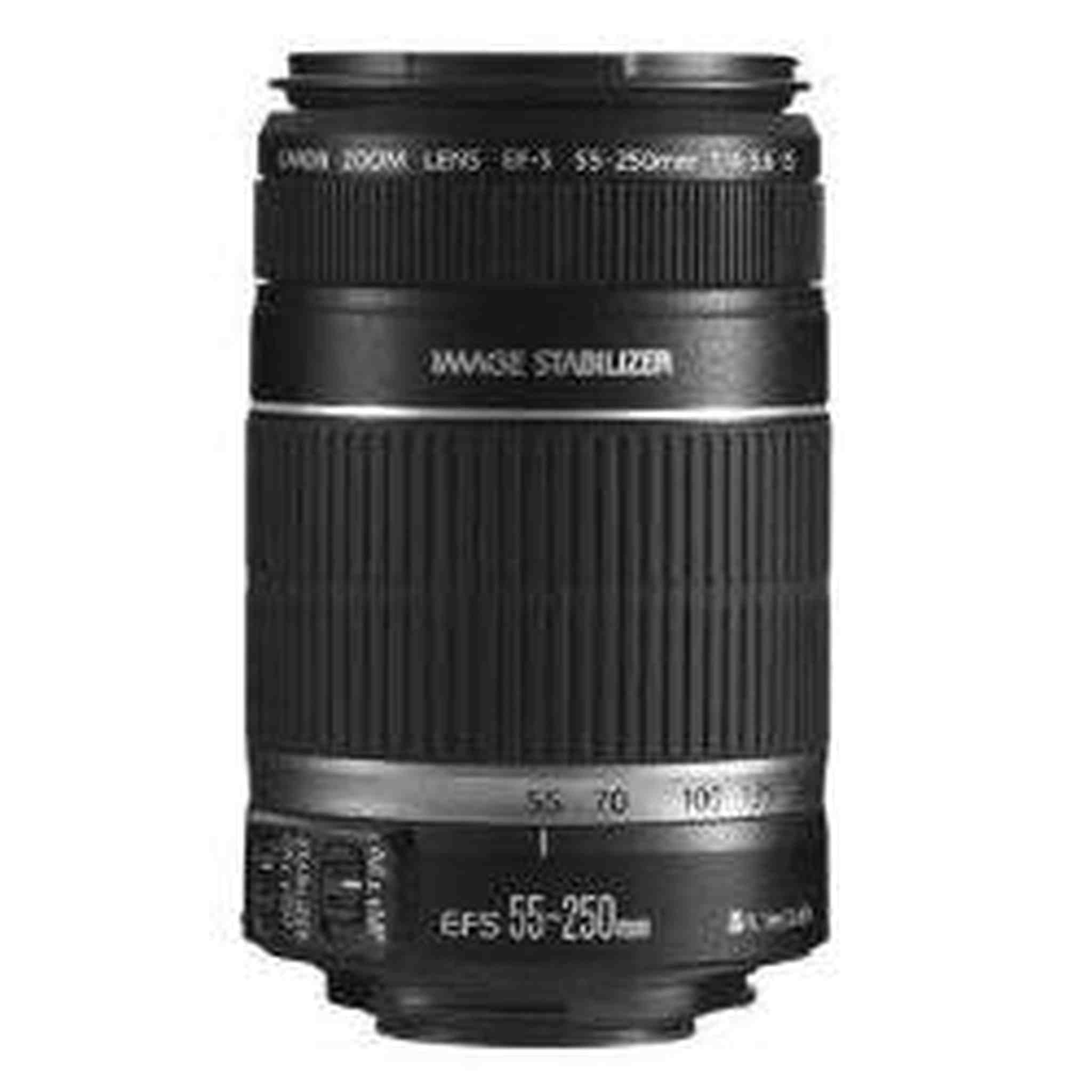 Canon EF-S 55-250mm f/4-5.6 is Image Stabilizer Telephoto Zoom Lens - International Version No Warranty Canon