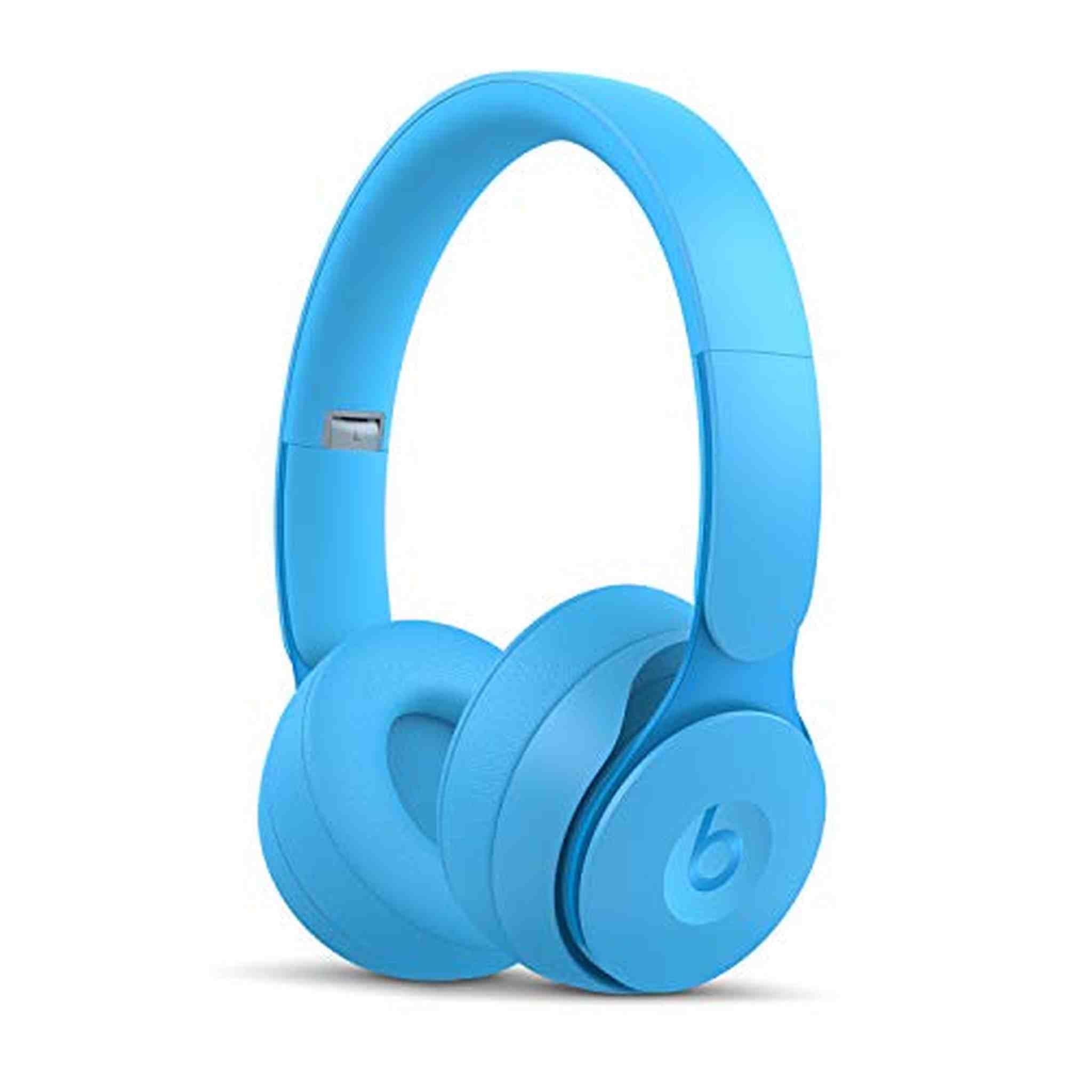 Beats Solo Pro Wireless Noise Cancelling Bluetooth On-Ear Headphones -Light Blue