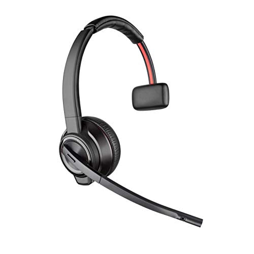 Plantronics - Savi 8210 Office Wireless DECT Headset (Poly) - Single Ear (Mono) - Compatible to connect to PC/Mac or to Cell Phone via Bluetooth