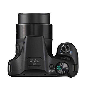 Canon PowerShot SX540 Digital Camera w/ 50x Optical Zoom - Wi-Fi & NFC Enabled Black - Used Canon