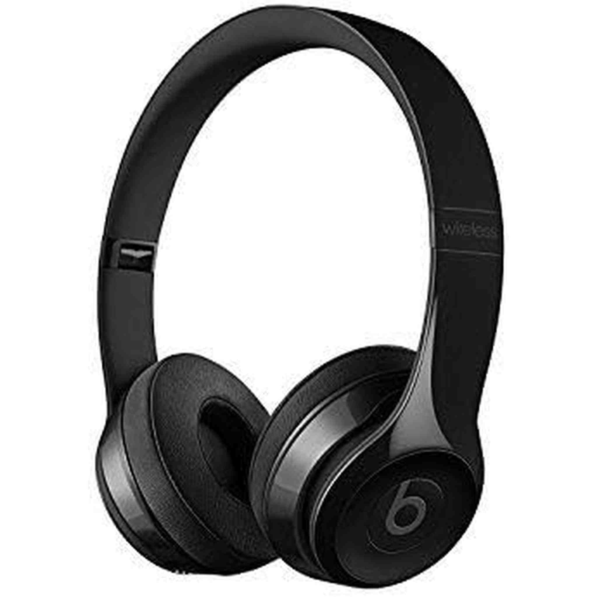 Beats by Dre - Beats Solo3 Wireless On-Ear Headphones - Gloss Black Base Bundle