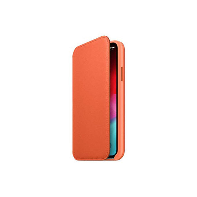 Apple Leather Folio (for iPhone Xs) - Sunset