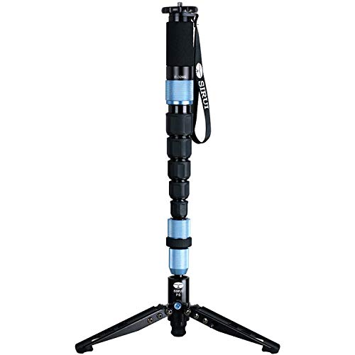 SIRUI P-326SR Monopod with Spider and Video Head 20 Tilting and 360Rotating Aluminium