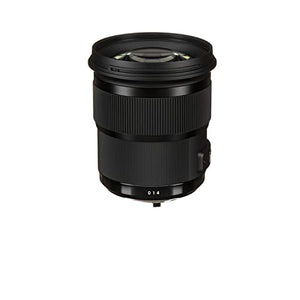 Sigma 50mm f/1.4 DG HSM Art Lens for Nikon F with 64GB Memory Card and UV Filter International Model
