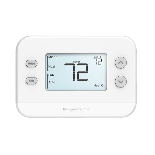 Honeywell TH1110U4000/U T4 Pro Programmable Thermostat, 1 Heat/1 Cool, Energy-Saving Temperature Control