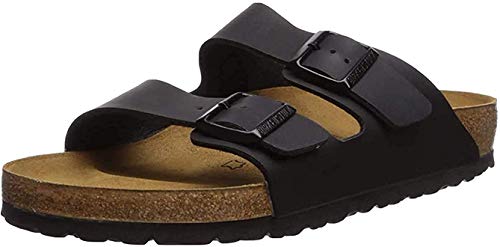 Birkenstock Arizona, Black Birko-flor, 10 US Men