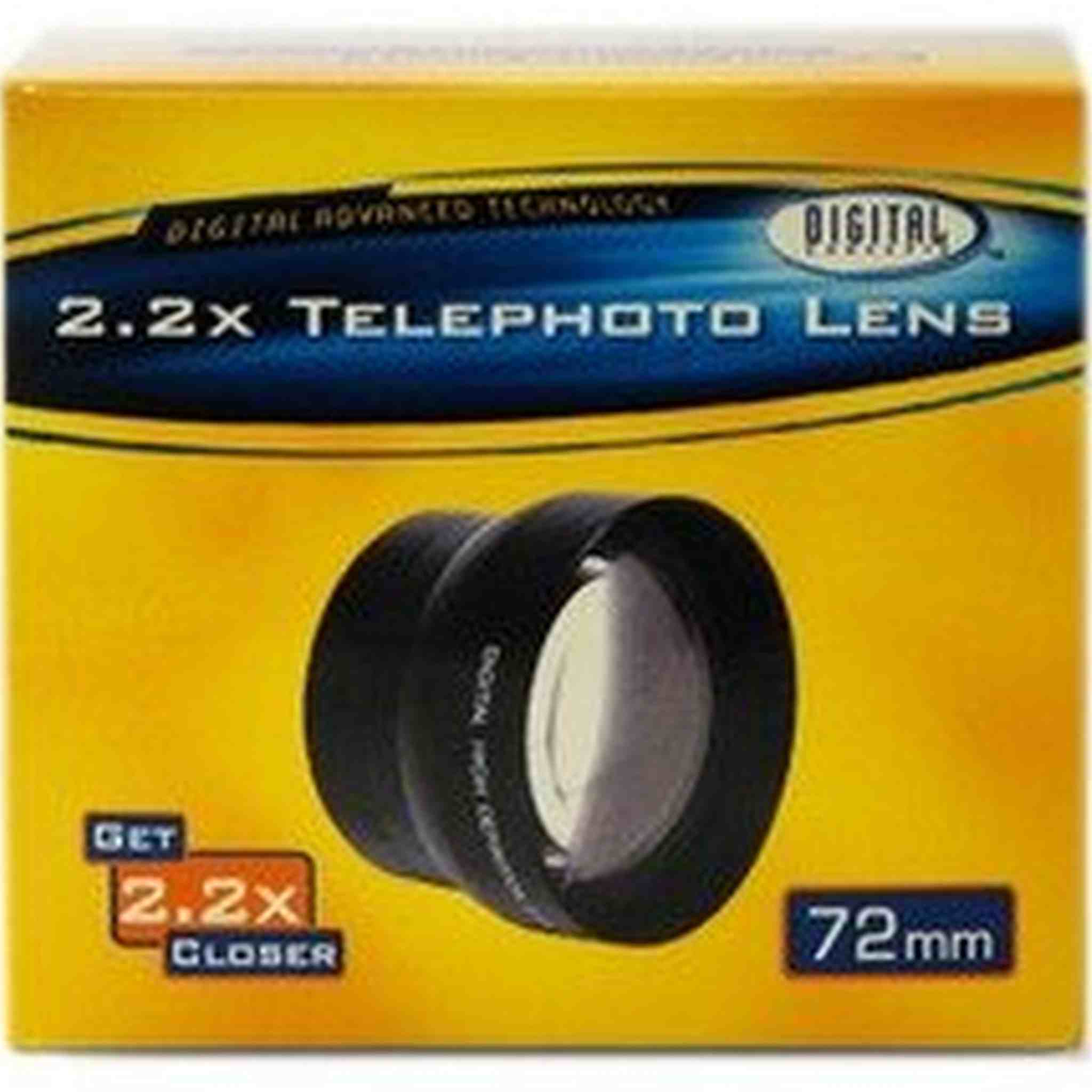72MM High Definition 2.2x Telephoto Lens