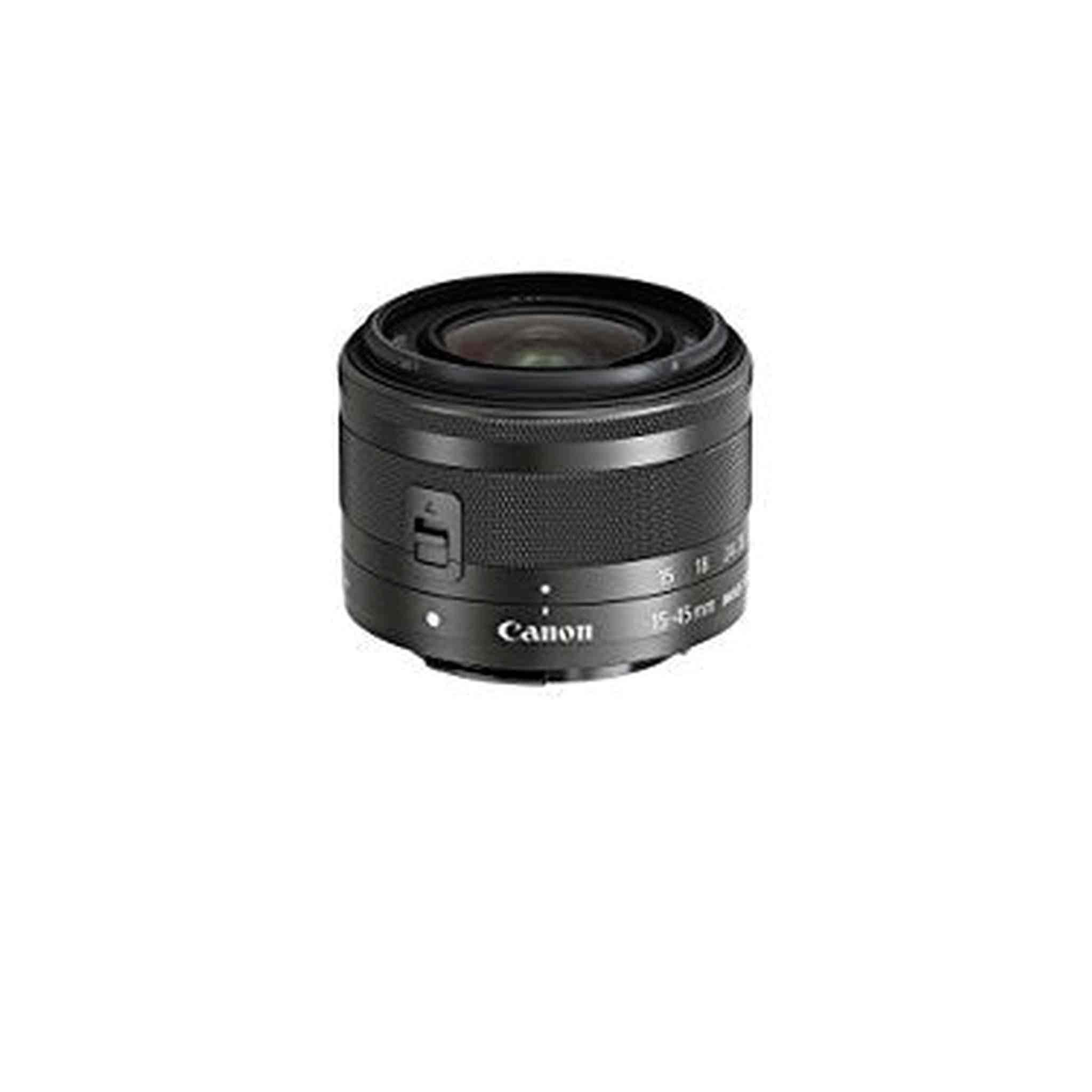 Canon EF-M 15-45mm f/3.5-6.3 Image Stabilization STM Zoom Lens Black Renewed - Reconditioned Canon