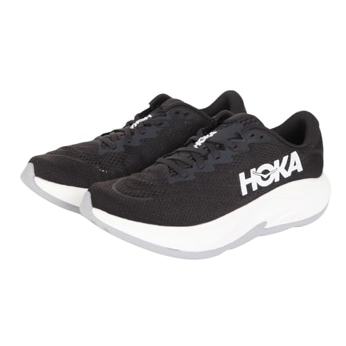 Hoka Men's Rincon 4 Sneaker, Black/White, 10