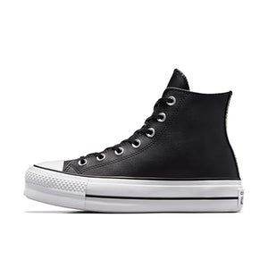 Converse Women's Chuck Taylor All Star Lift Clean Sneaker, Black/Black/White, 6.5