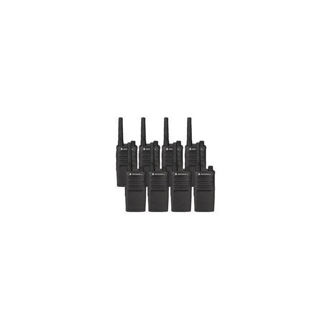 8 Pack of Motorola RMM2050 Two way Radio Walkie Talkies