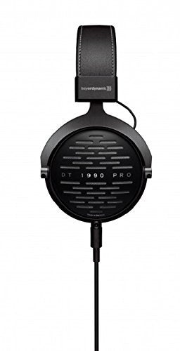 Beyerdynamic DT 1990 Pro Open-Back 250 ohm Studio Reference Headphones with Hard Case and 25ft Extension Cable Bundle