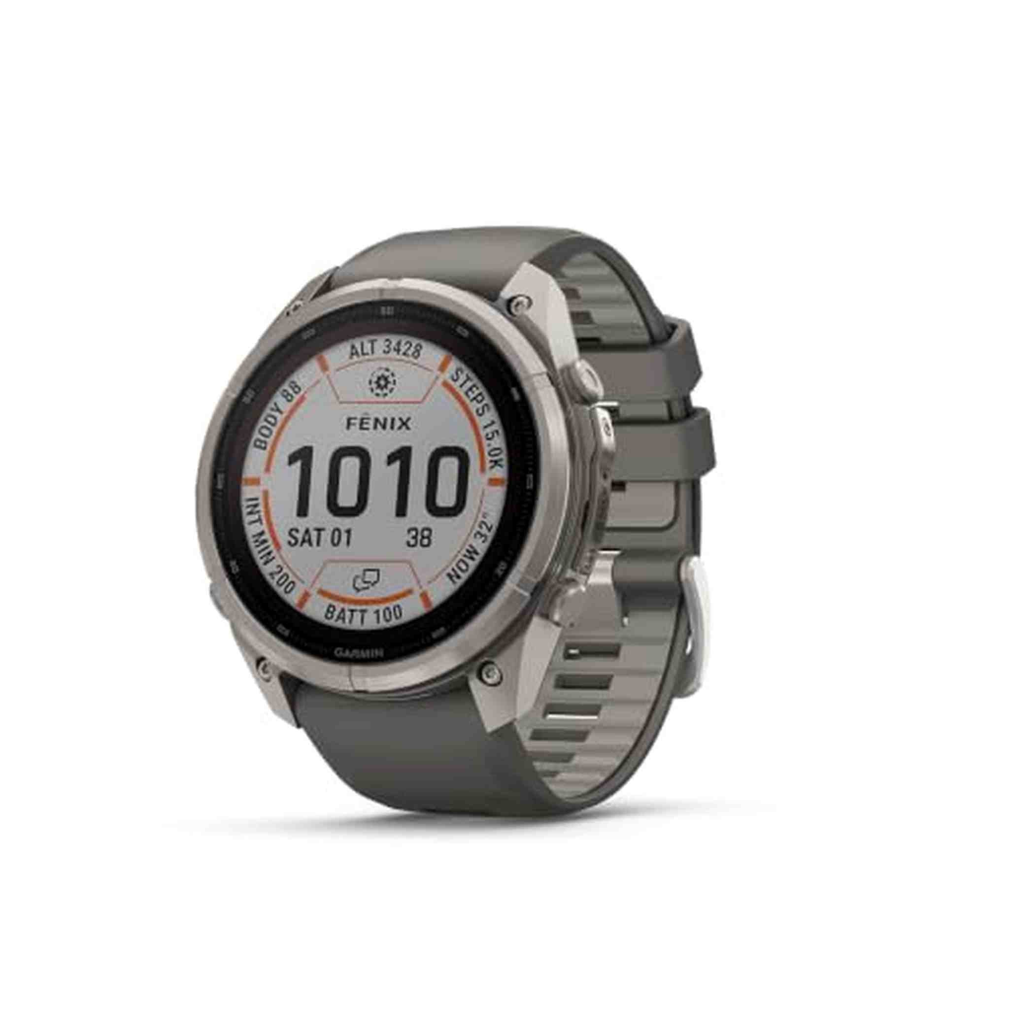 Garmin fēnix® 9 Pro Solar, inReach®, Titanium, 51mm, Graphite/Black