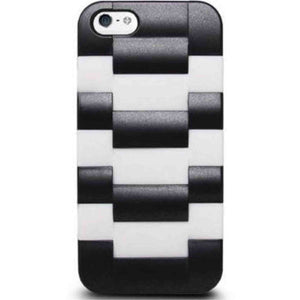 The Joy Factory Daytona V - Watchband Textured Case for iPhone5/5S, CSD127 Snow White