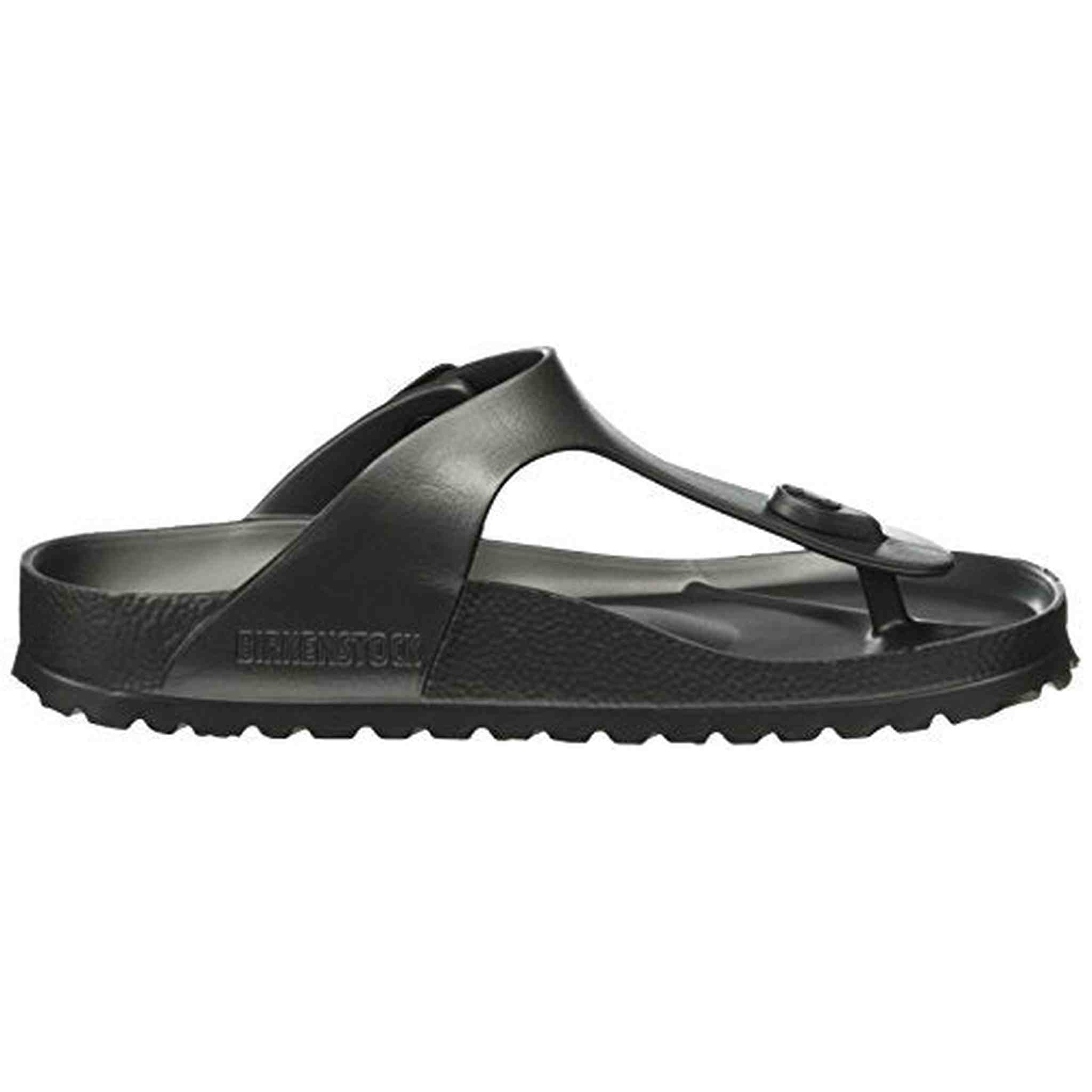 Birkenstock Unisex Gizeh Essentials EVA Sandals, Metallic Anthracite, 37 R EU