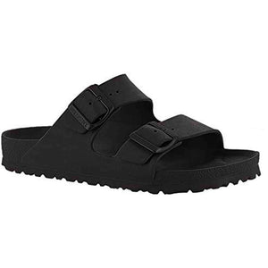 Birkenstock Unisex Arizona Essentials EVA Black Sandals - 38 N