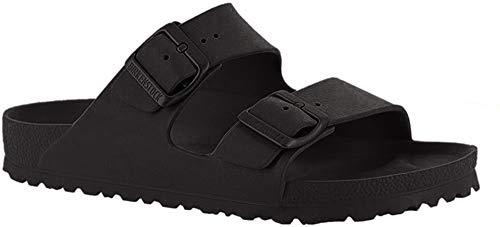 Birkenstock Unisex Arizona Essentials EVA Black Sandals - 39 N