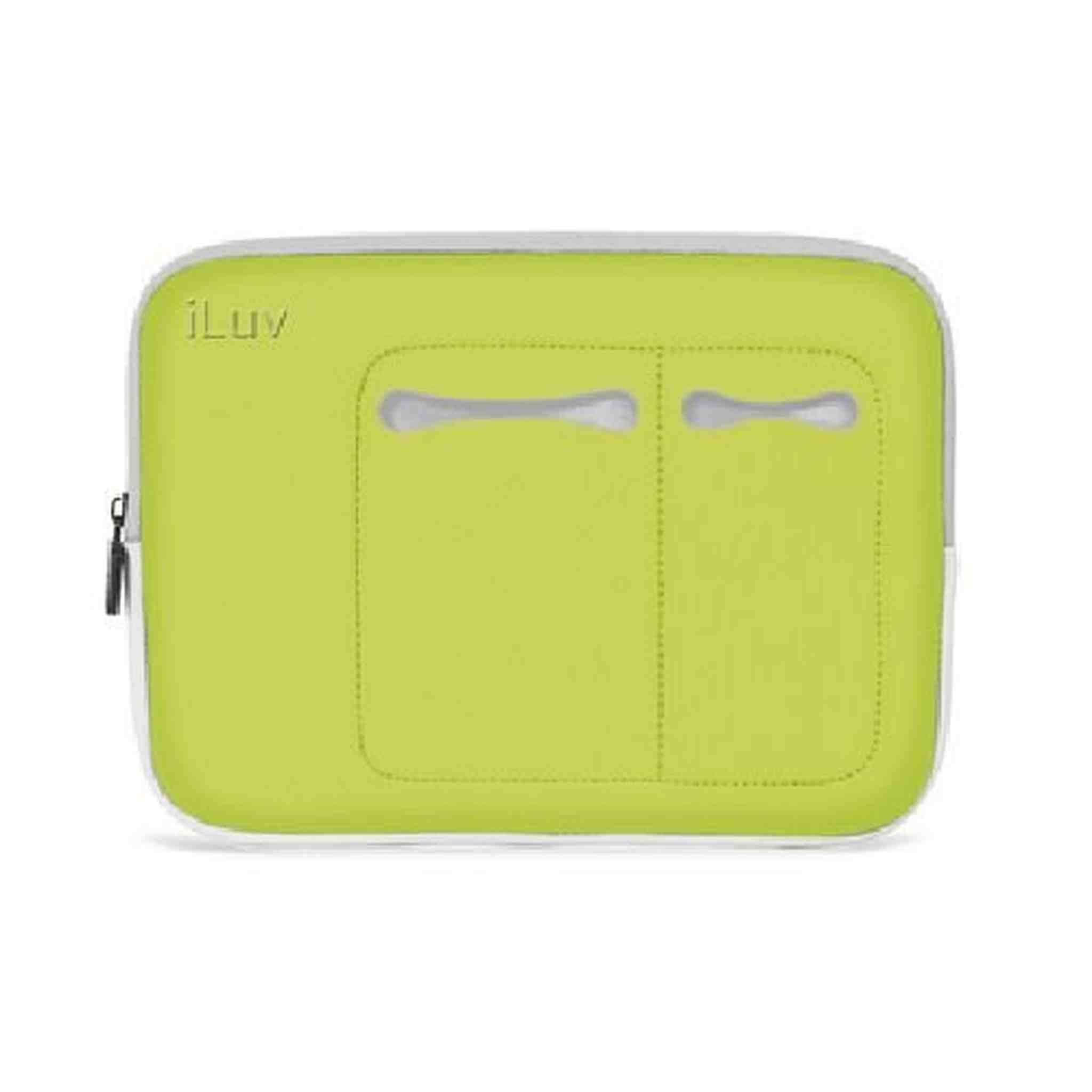iLuv 9.7 Inch Neoprene Sleeve for Apple iPad 4, iPad 3rd Generation, iPad 2 and iPad - Green iCC2010GRN