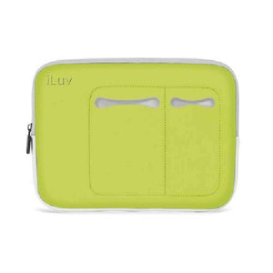 iLuv 9.7 Inch Neoprene Sleeve for Apple iPad 4, iPad 3rd Generation, iPad 2 and iPad - Green iCC2010GRN