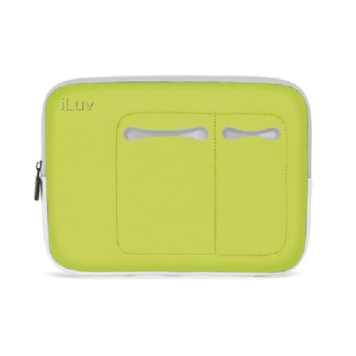 iLuv 9.7 Inch Neoprene Sleeve for Apple iPad 4, iPad 3rd Generation, iPad 2 and iPad - Green (iCC2010GRN)