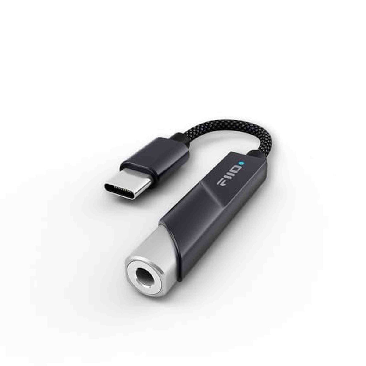 FiiO KA11 USB C to 3.5mm Audio Adapter 32bit/384KHz, USB Type C Dongle HiFi DAC Amplifier for Android/iOS/Windows/Mac Black, TC