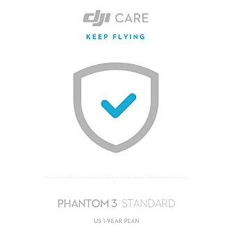 DJI CP.QT.000194 Phantom 3 Standard DJI Care, 1 Year Version (White/Blue)