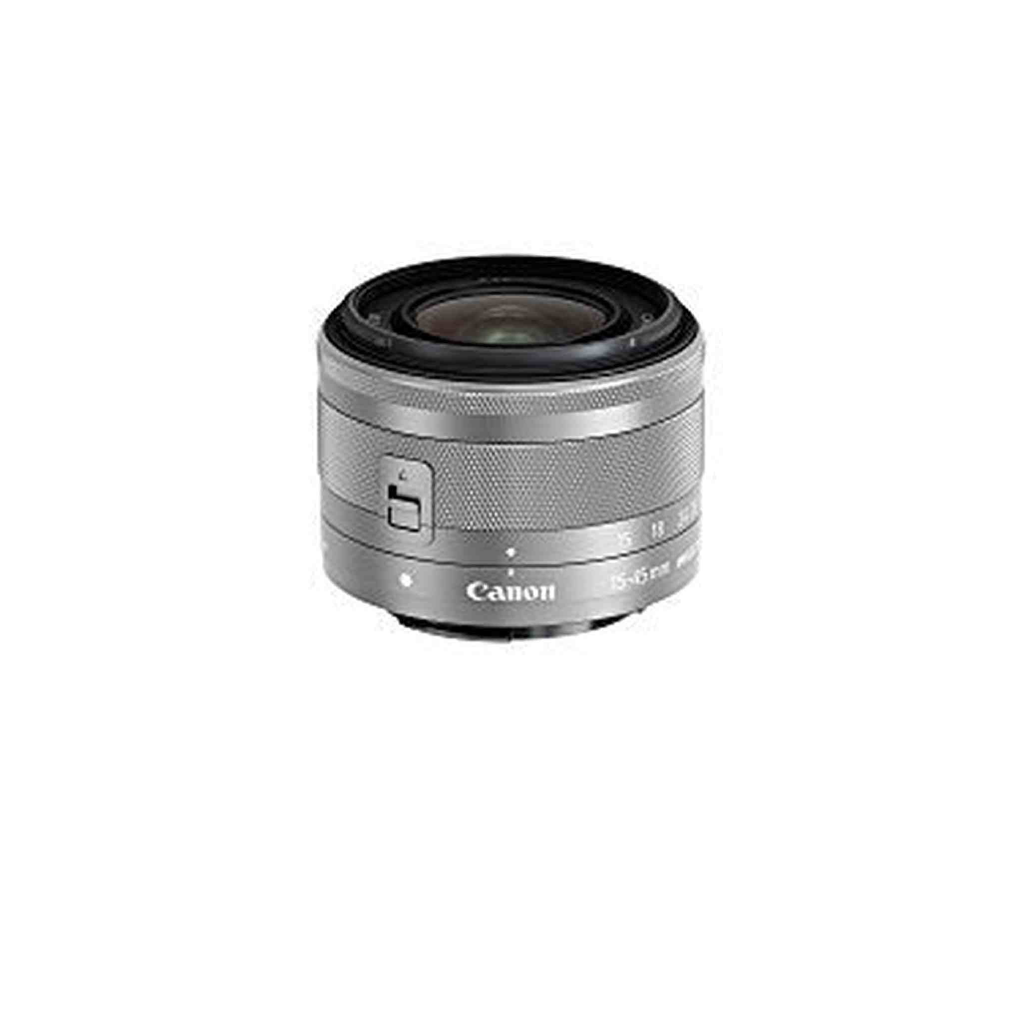 Canon EF-M 15-45mm f/3.5-6.3 Image Stabilization STM Zoom Lens Silver - Used Canon