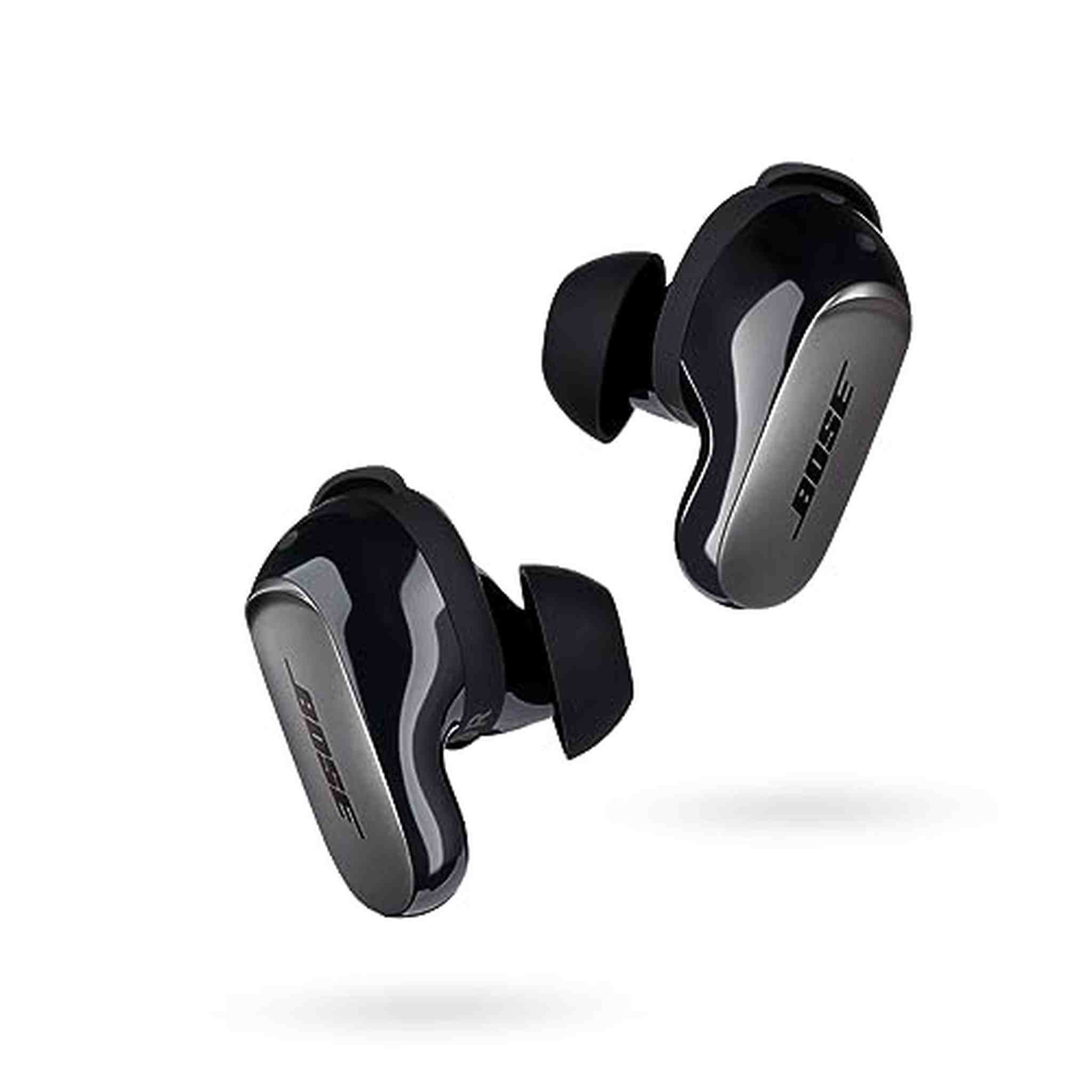Bose QuietComfort Ultra Wireless Earbuds, Noise Cancelling Earbuds, Bluetooth Earbuds with Spatial Audio and World-Class Noise Cancellation, Black Bose
