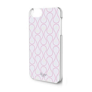Bloutina iLuv ICA7H307WHT Festival Chic Hardshell Case for Apple iPhone 5 - 1 Pack - Retail Packaging - White