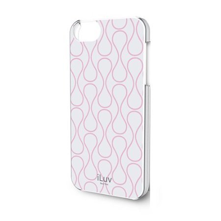 Issmor - iLuv ICA7H307WHT Festival Chic Hardshell Case for Apple iPhone 5 - 1 Pack - Retail Packaging - White
