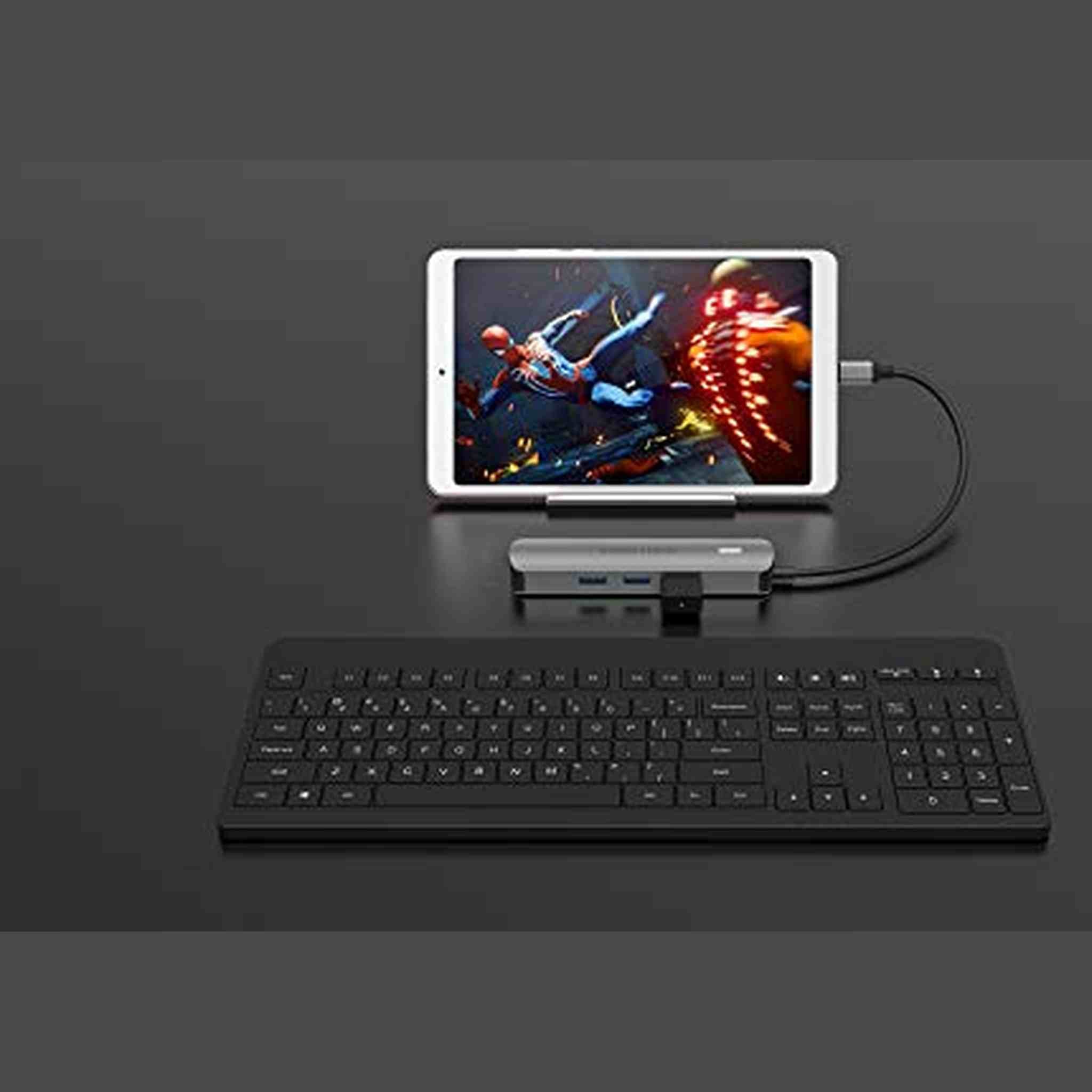 HyperDrive 6-in-1 USB-C Hub with 4K HDMI Output, Space Gray - Used Hyper