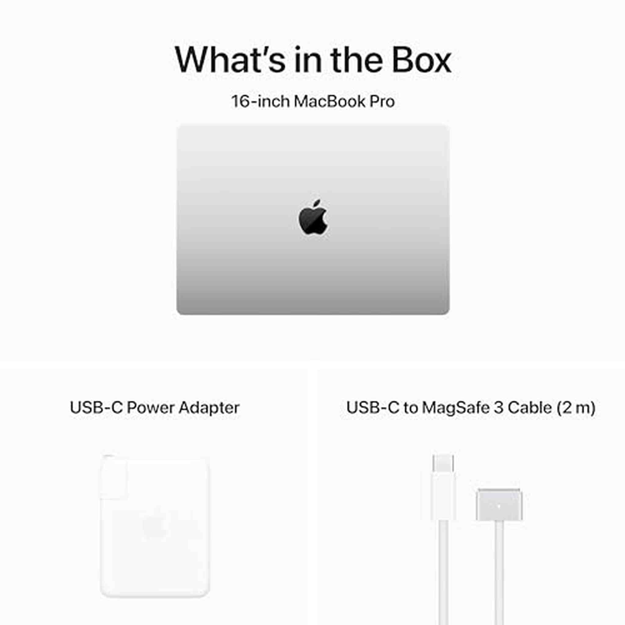 Apple 2023 MacBook Pro Laptop M3 Max chip with 16‑core CPU, 40‑core GPU: 16.2-inch Liquid Retina XDR Display, 48GB Unified Memory, 1TB SSD Storage Silver - Reconditioned Apple