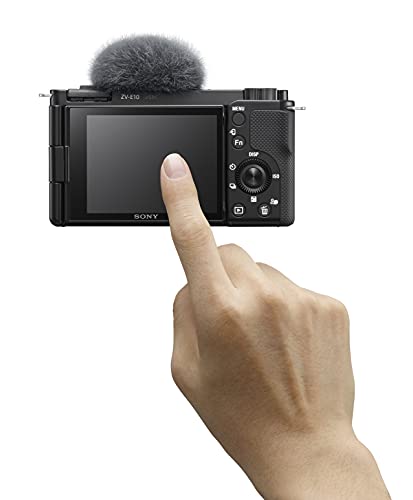 Sony Alpha ZV-E10 - APS-C Interchangeable Lens Mirrorless Vlog Camera - Black