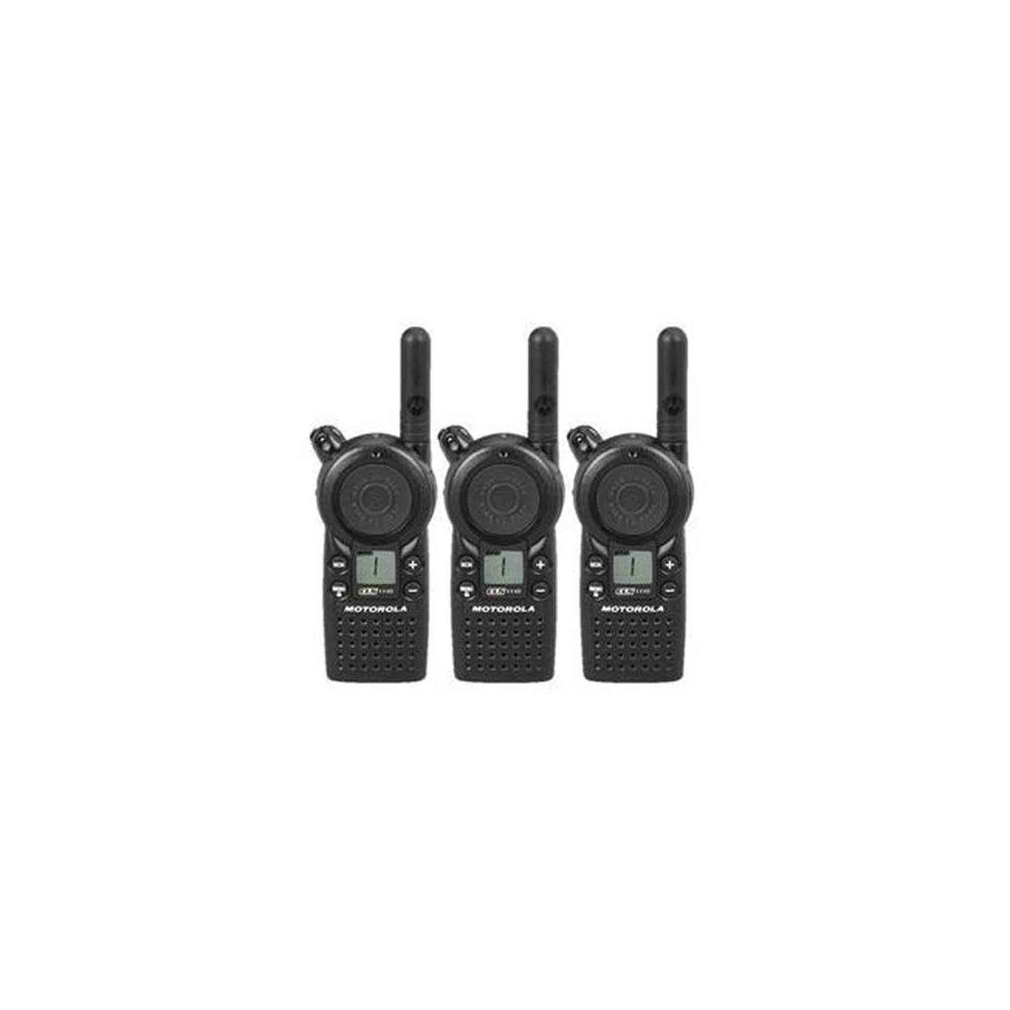 3 Pack of Motorola CLS1110 Two Way Radio Walkie Talkies UHF Motorola