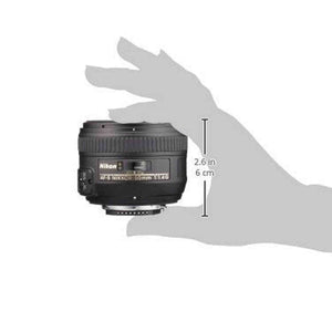 Nikon AF-S FX NIKKOR 50mm f/1.4G Lens with Auto Focus for Nikon DSLR Cameras - Reconditioned