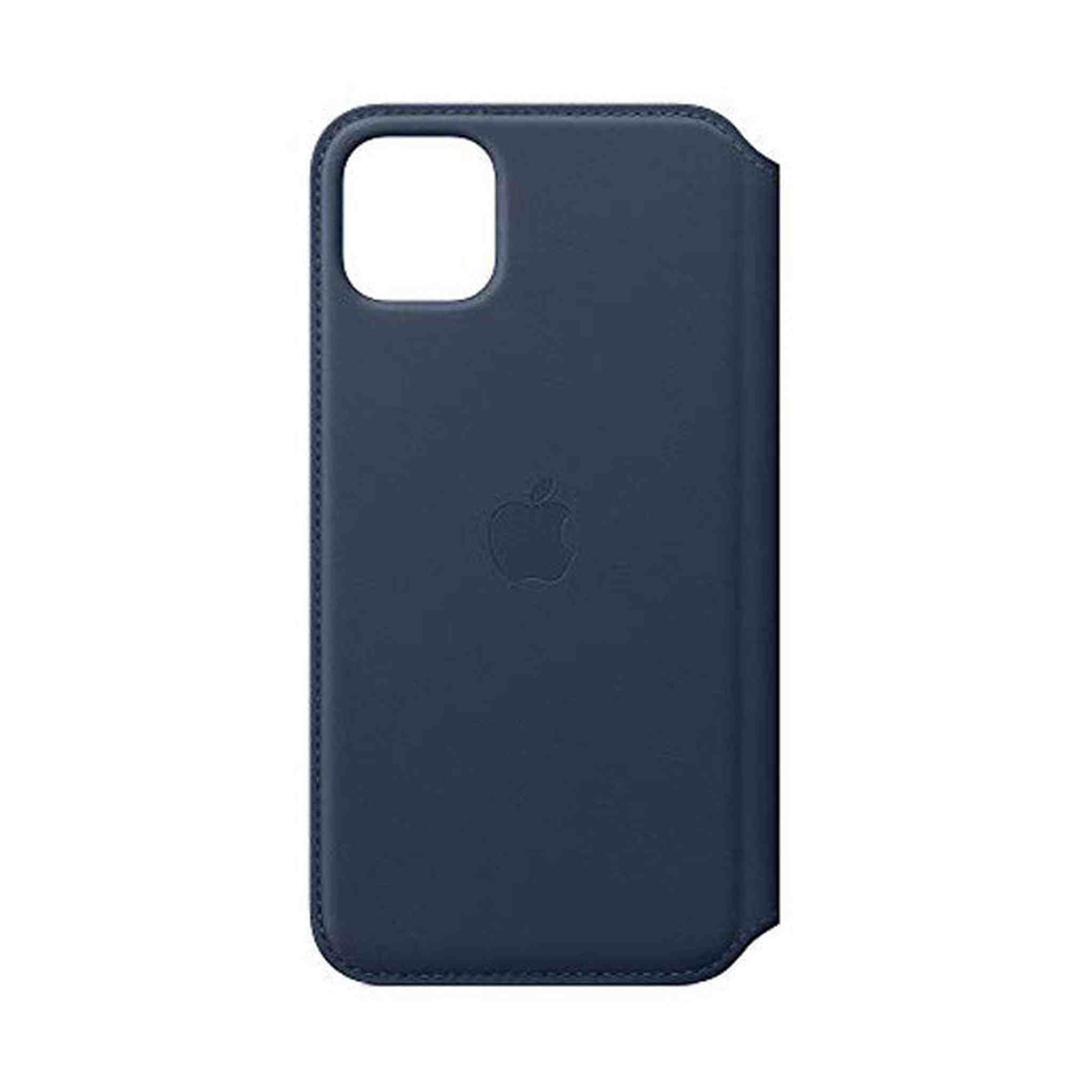 Apple Leather Folio for iPhone 11 Pro Max - Deep Sea Blue - Refurbished Apple