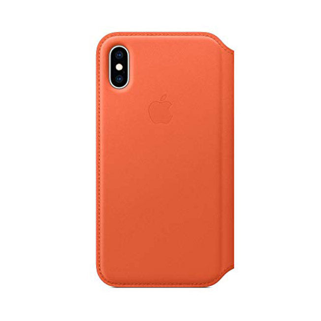 Apple Leather Folio (for iPhone Xs) - Sunset