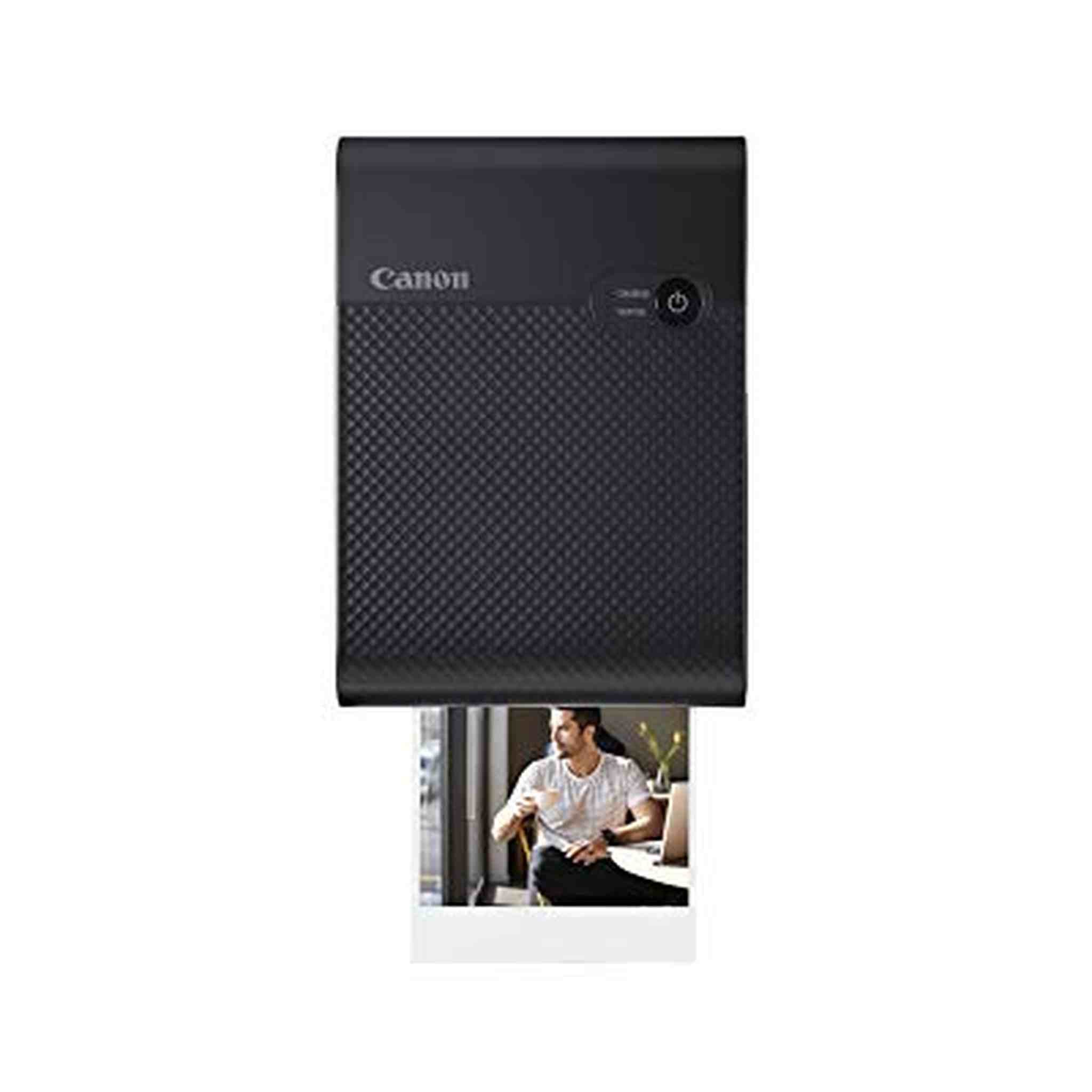 Canon SELPHY QX10 Portable Square Photo Printer for iPhone or Android, Black - Used Canon