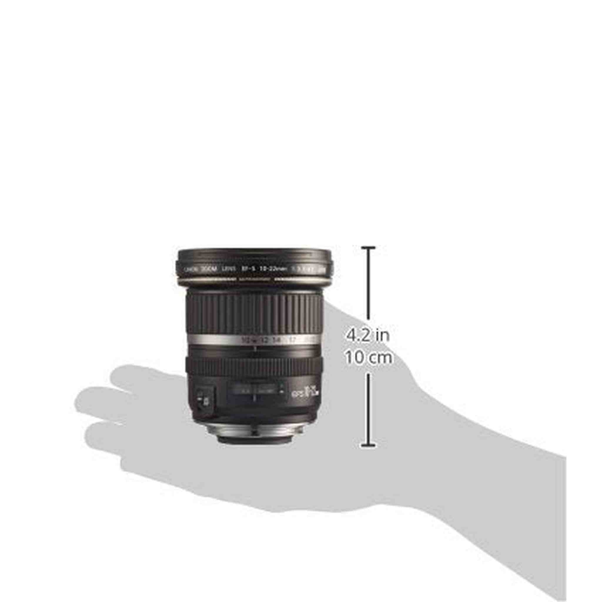 Canon EF-S 10-22mm f/3.5-4.5 USM SLR Lens for EOS Digital SLRs - White Box Bulk Packaging Canon
