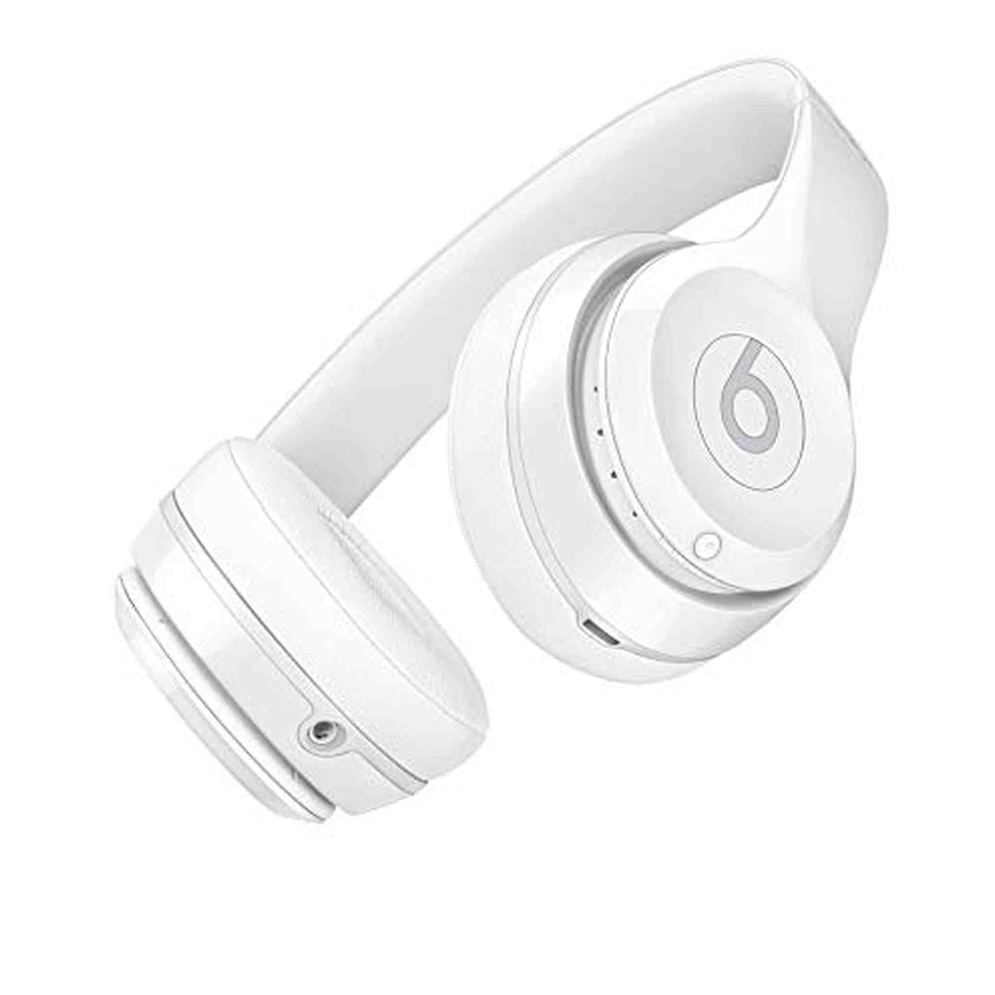 Beats Solo3 Wireless On-Ear Headphones - Gloss White - Used Beats
