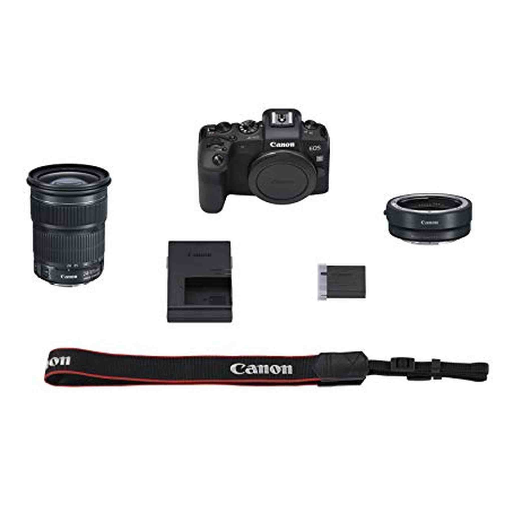 CANON DIGITAL CAMERA EOS RP BODY + CANON MOUNT ADAPTER EF-EOS R + EF 24-105mm f/3.5-5.6 IS STM KIT - Used Canon